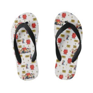 Peanuts   Happiness is… Kid's Flip Flops