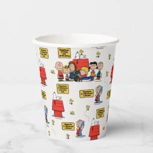 Peanuts   Happiness is… Paper Cups