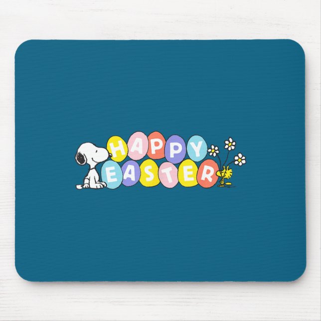 Peanuts happy easter Peanuts happy easter  Mouse Mat (Front)