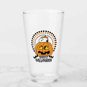 Peanuts Happy Halloween Glass