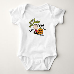 Peanuts Happy Halloween Linus Baby Bodysuit