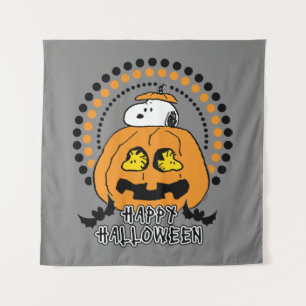 Peanuts   Happy Halloween Tapestry