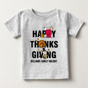 Peanuts Happy Thanksgiving Combo Baby T-Shirt