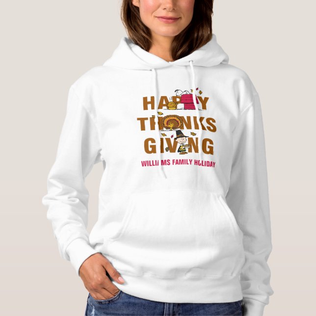 Peanuts | Happy Thanksgiving Combo Hoodie (Front)