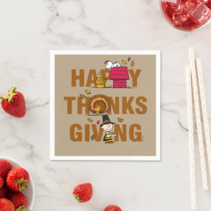 Peanuts   Happy Thanksgiving Combo Napkin