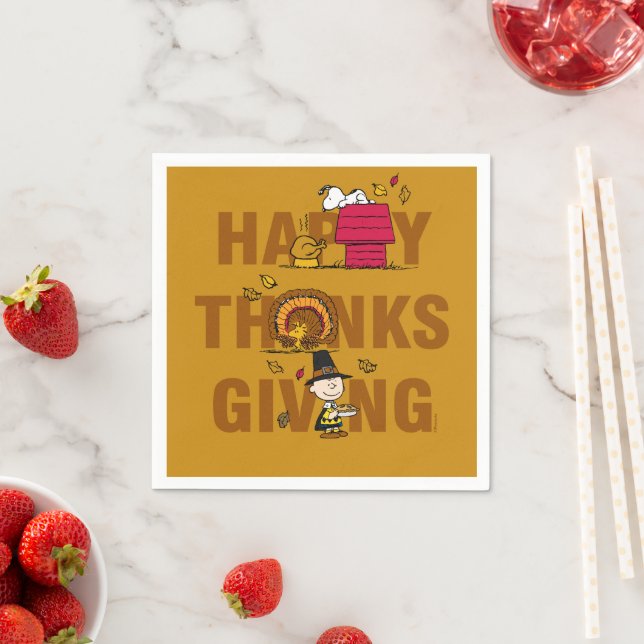 Peanuts | Happy Thanksgiving Combo Napkin (Insitu)