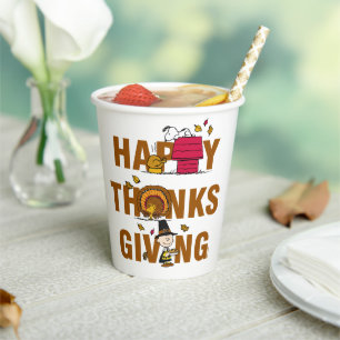Peanuts   Happy Thanksgiving Combo Paper Cups