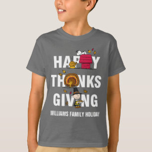 Peanuts Happy Thanksgiving Combo T-Shirt
