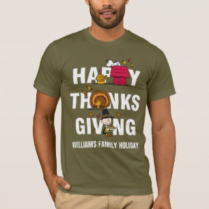 Peanuts Happy Thanksgiving Combo T-Shirt