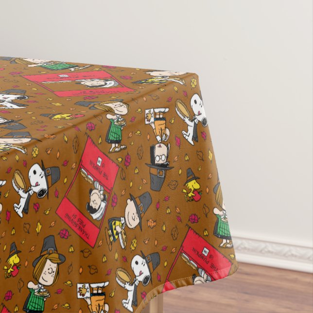 Peanuts | Happy Thanksgiving Pattern Tablecloth (In Situ)