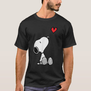 Peanuts Heart Sitting Snoopy T-Shirt