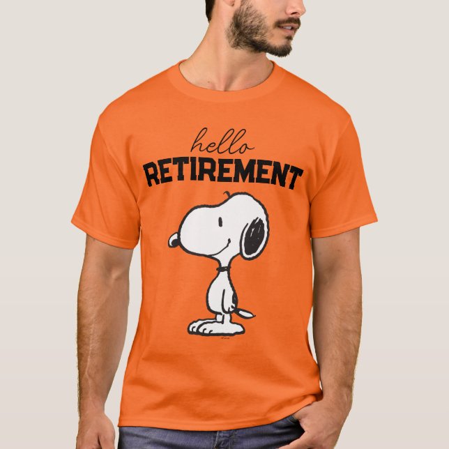 Peanuts | Hello Retirement T-Shirt (Front)