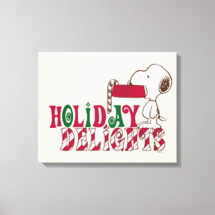 Peanuts   Holiday Delights Canvas Print