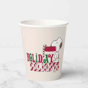 Peanuts   Holiday Delights Paper Cups