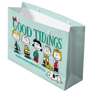 Peanuts   Holiday Good Tidings Large Gift Bag