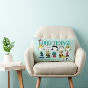Peanuts   Holiday Good Tidings Lumbar Cushion