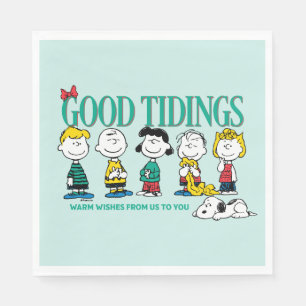 Peanuts Holiday Good Tidings Napkin