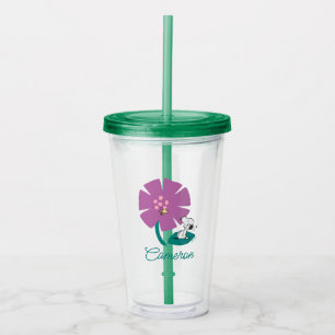 Peanuts   Illustrating Nature   Add Your Name Acrylic Tumbler