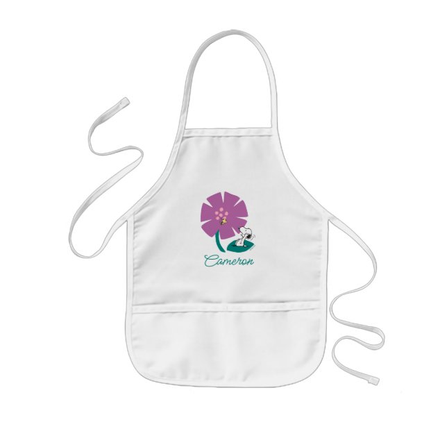 Peanuts | Illustrating Nature | Add Your Name Kids Apron (Front)