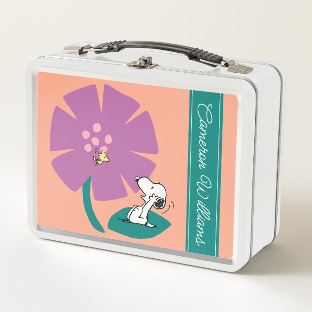 Peanuts | Illustrating Nature | Add Your Name Metal Lunch Box (Front)