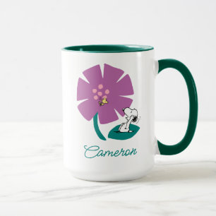 Peanuts Illustrating Nature Add Your Name Mug