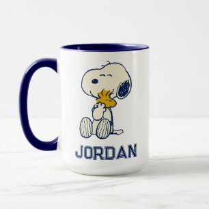 Peanuts In Bloom   Add Your Name Mug