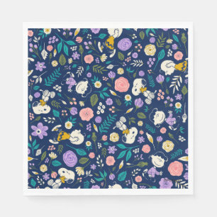 Peanuts In Bloom Pattern Napkin