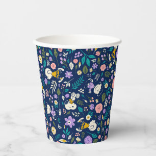 Peanuts In Bloom Pattern Paper Cups