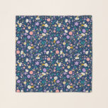 Peanuts In Bloom Pattern Scarf<br><div class="desc">Take a look at this super cute design featuring Snoopy,  Woodstock,  Charlie Brown & Lucy in a colorful floral pattern.</div>