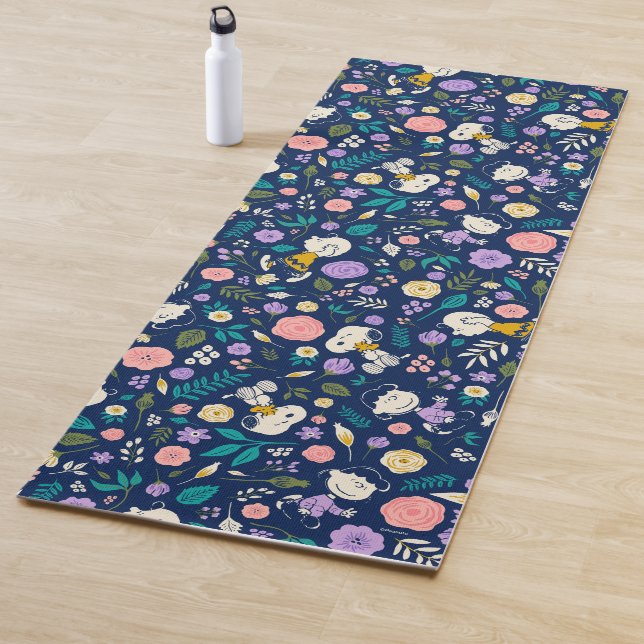 Peanuts In Bloom Pattern Yoga Mat (In Situ)
