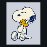 Peanuts In Bloom Poster<br><div class="desc">Take a look at this super cute design featuring Snoopy,  Woodstock,  Charlie Brown & Lucy in a colourful floral pattern.</div>