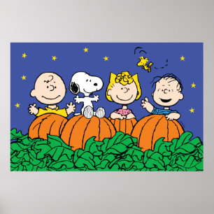 Peanuts It's The Great Pumpkin Charlie Brown Poster