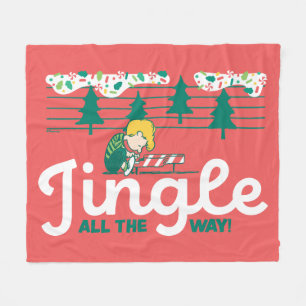 Peanuts   Jingle All the Way Fleece Blanket