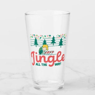 Peanuts Jingle All the Way Glass