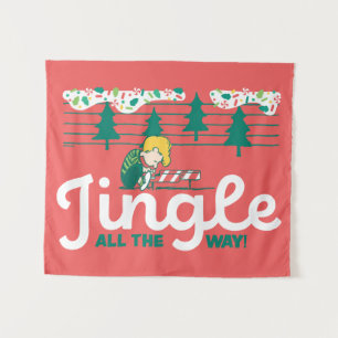 Peanuts Jingle All the Way Tapestry