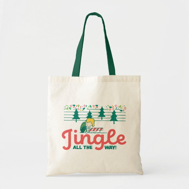 Peanuts | Jingle All the Way Tote Bag (Front)