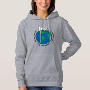 Peanuts   Keep It Clean Keep It Green Hoodie