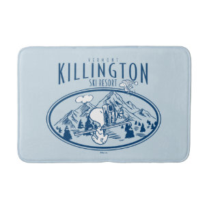 Peanuts   Killington Ski Resort Vermont Bath Mat