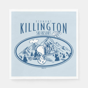 Peanuts Killington Ski Resort Vermont Napkin