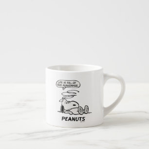 Peanuts   Life is Full of Rude Awakenings Espresso Cup