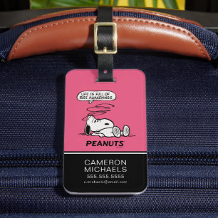 Peanuts   Life is Full of Rude Awakenings Luggage Tag