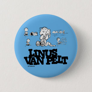 Peanuts   Linus 6 Cm Round Badge