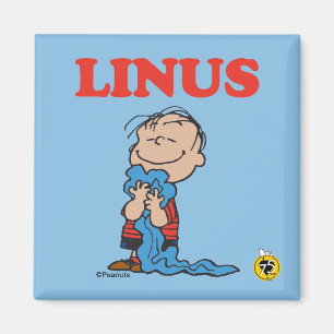 Peanuts   Linus Blanket Smile Magnet