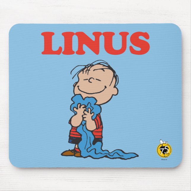 Peanuts | Linus Blanket Smile Mouse Mat (Front)