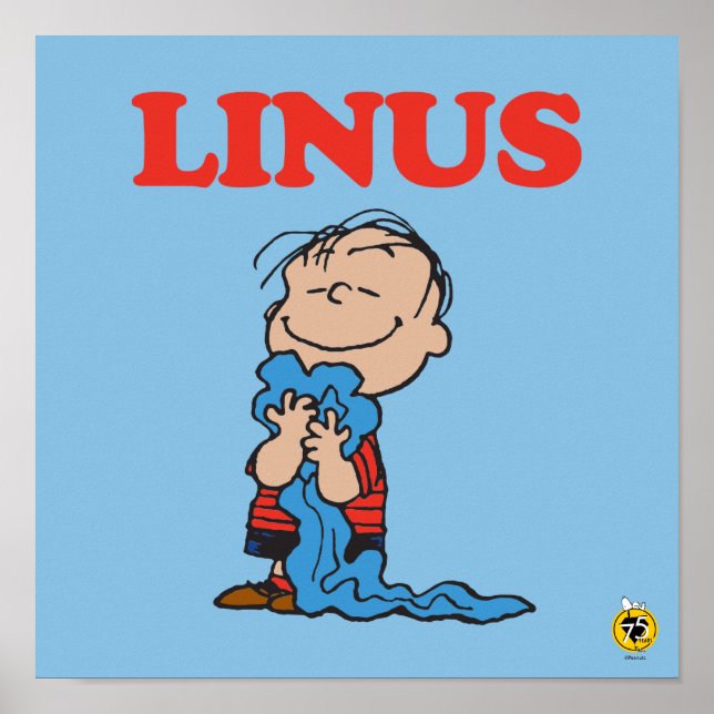 Peanuts | Linus Blanket Smile Poster (Front)