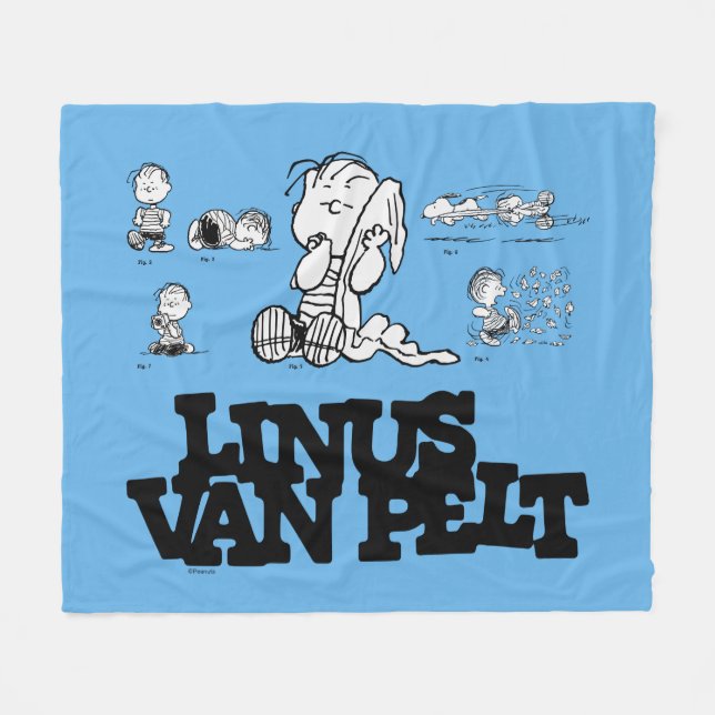 Peanuts | Linus Fleece Blanket (Front (Horizontal))