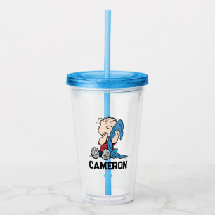 Peanuts Linus & His Blanket Add Your Name Acrylic Tumbler