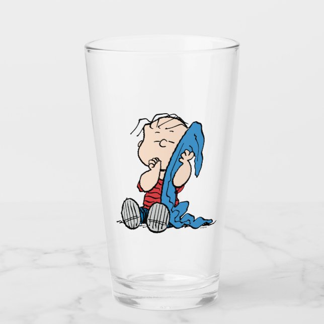 Peanuts | Linus & His Blanket Glass (Front)