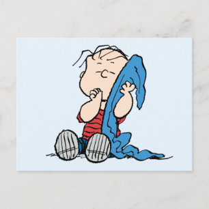 Peanuts   Linus & His Blanket Postcard