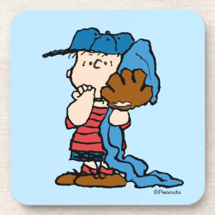 Peanuts   Linus In His Baseball Gear Coaster